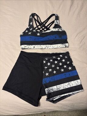 Born Primitive shorts and bra set